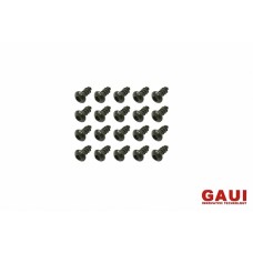 GAUI Socket Head Button Self Taping Screws-Black(2x5)x20pcs