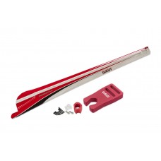 GAUI X7 FORMULA Carbon Fiber Tail Boom (Type B, in Red)(for X7)