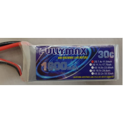 FULLYMAX MODEL 1600MAH 7.4V 30C 2S LIPO BATTERY