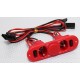 Heavy Duty RX Twin Switch with Charge Port & Fuel Dot Red