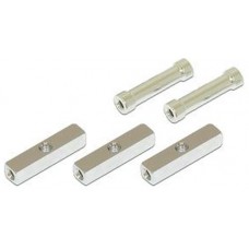 GAUI X5 Alu Square Post with 3mm middle hole(5x5x23.5mm)and Round Post(3x4.8x23mm)