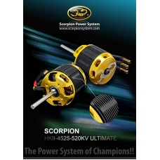 Scorpion Motor HKII-4525-520KV Ultimate